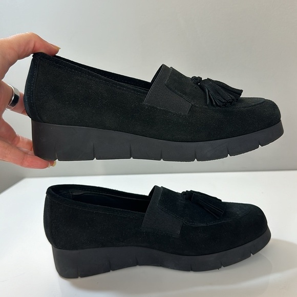 Cordani Alias Black Suede Loafers Size 37(6.5-7) - Picture 13 of 15